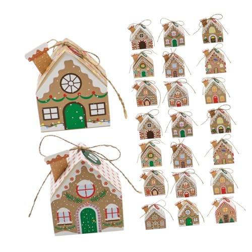 MOBUTOFU 24 Stück Teiliges Hausförmiges Adventskalender Wiederverwendbare Weihnachts Geschenkboxen für Süßigkeiten und Einfach Zusammenzubauen für Party Giveaways und Festliche Anlässe MOBUTOFU 24 Stück Teiliges Hausförmiges Adventskalender Wiederverwendbare Weihnachts Geschenkboxen für Süßigkeiten und Einfach Zusammenzubauen für Party Giveaways und Festliche Anlässe von MOBUTOFU