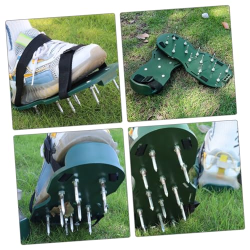 MOBUTOFU 26 Stück Teiliges Aerator Schuhspikes Langlebigem Metall Abnehmbare Rasenbelüftungsnägel für Bodenbelüfter Schuhe Ganzjährig Geeignet zur Effektiven Rasenpflege und MOBUTOFU 26 Stück Teiliges Aerator Schuhspikes Langlebigem Metall Abnehmbare Rasenbelüftungsnägel für Bodenbelüfter Schuhe Ganzjährig Geeignet zur Effektiven Rasenpflege und von MOBUTOFU