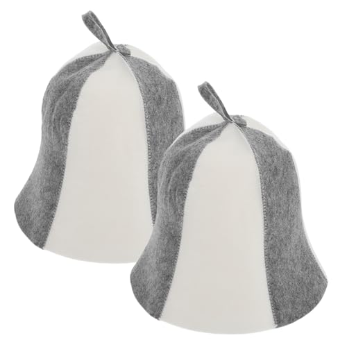 MOBUTOFU 2Stücke Pack Wasserabsorbierende Saunahüte Filz Wiederverwendbare Atmungsaktive Kopfbedeckung für Sauna und Spa Schützend und für Herren und Damen MOBUTOFU 2Stücke Pack Wasserabsorbierende Saunahüte Filz Wiederverwendbare Atmungsaktive Kopfbedeckung für Sauna und Spa Schützend und für Herren und Damen von MOBUTOFU