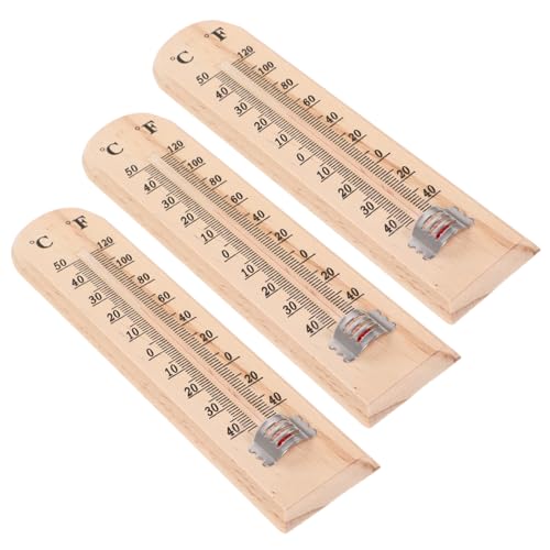 MOBUTOFU 3 Stück Teiliges Temperaturthermometer ohne Batterie Multifunktional für Innen und Außenbereiche Geeignet für Babyzimmer Gewächshaus Garten Sauna und Büro Langlebig und Einfach MOBUTOFU 3 Stück Teiliges Temperaturthermometer ohne Batterie Multifunktional für Innen und Außenbereiche Geeignet für Babyzimmer Gewächshaus Garten Sauna und Büro Langlebig und Einfach von MOBUTOFU