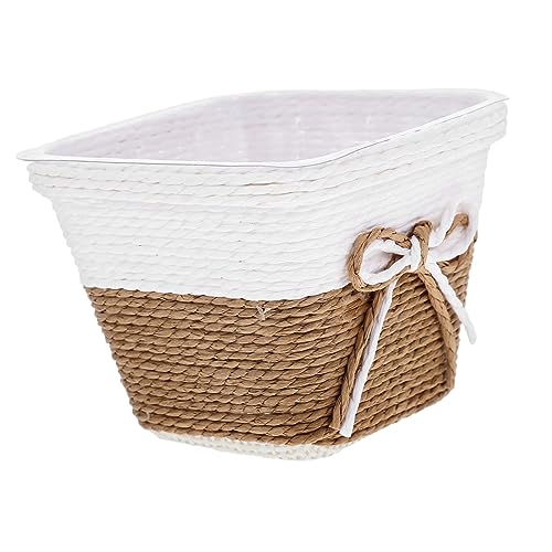 MOBUTOFU 4pcs Handwoven Anlage Körbe Indoor Dekorative Gewebt Blume Korb Rustikalen Anlage Töpfe von MOBUTOFU