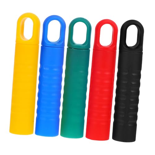 MOBUTOFU 5 Stück Teiliges Besenstiel Griffhülse Rohrdurchmesser Schnittfester Handgriff Endkappen Ersatz Für Besen Mopp Staubpanzer Sicherer Schutz Einfach Montage Für Haushalt Büro von MOBUTOFU