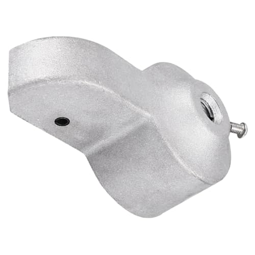 MOBUTOFU Aluminium Flaggenmast Zubehör Flaggenmast Kugelaufsatz mit Umlenkrolle Stabile Struktur Einfache Outdoor Fahnenmast Kappe Kompatibel mit Quadrat Top Fahnenmast für Sportplatz und von MOBUTOFU
