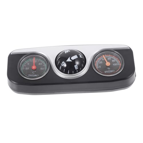 MOBUTOFU Auto Kompass Kugel mit Thermometer Hygrometer Kompakte Fahrzeugnavigation Dekoration für Armaturenbrett Präzise Orientierung Innenraum Klimaüberwachung Modernes Design MOBUTOFU Auto Kompass Kugel mit Thermometer Hygrometer Kompakte Fahrzeugnavigation Dekoration für Armaturenbrett Präzise Orientierung Innenraum Klimaüberwachung Modernes Design von MOBUTOFU