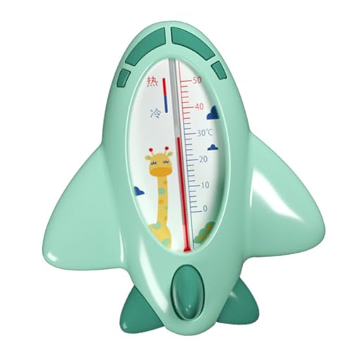 MOBUTOFU Badethermometer aus Langlebigem PP Glatte Oberfläche Kinderfreundliche Cartoonform Genaues Wasserthermometer für Badewanne Schwimmbad Teich und Aquarium Grün MOBUTOFU Badethermometer aus Langlebigem PP Glatte Oberfläche Kinderfreundliche Cartoonform Genaues Wasserthermometer für Badewanne Schwimmbad Teich und Aquarium Grün von MOBUTOFU