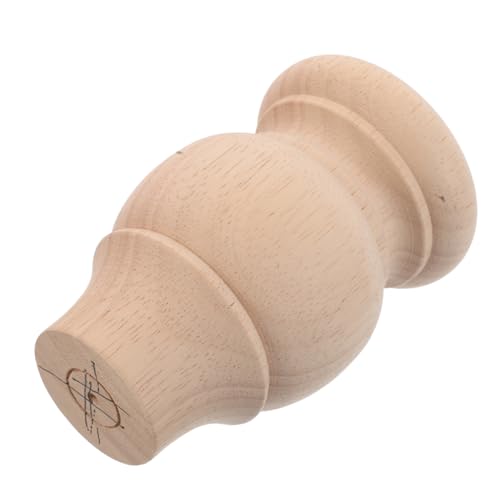 MOBUTOFU Carved Solid Wood Furniture Leg Replacement Wooden Feet for Cabinet Sofa Dresser Tv Stand Artistic Design Compatible with Various Furniture Styles von MOBUTOFU