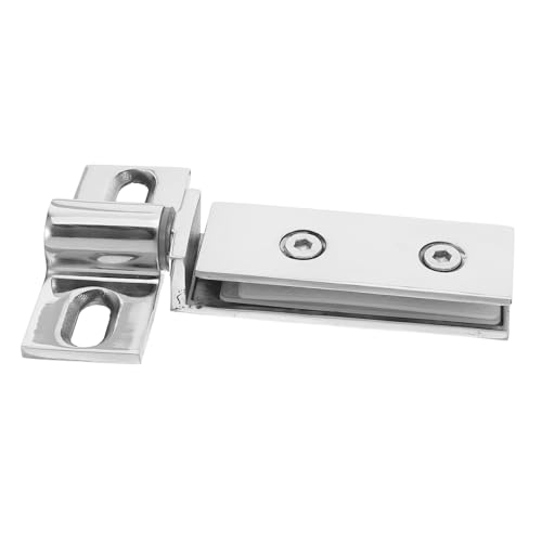 MOBUTOFU Edelstahl Duschtür Scharnier Doppel Loch Pivot Design Rechteckig Für Sichere Montage Leise Bewegung Hohe Tragkraft Feuchtigkeitsbeständig Badezimmerbeschläge MOBUTOFU Edelstahl Duschtür Scharnier Doppel Loch Pivot Design Rechteckig Für Sichere Montage Leise Bewegung Hohe Tragkraft Feuchtigkeitsbeständig Badezimmerbeschläge von MOBUTOFU