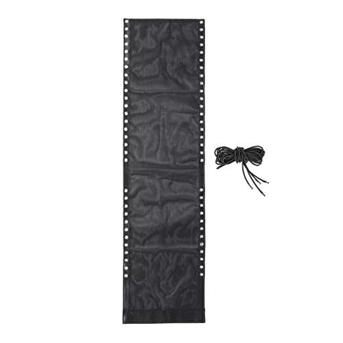 MOBUTOFU Ersatzstoff Für Liegestühle 160 Stück 43cm Atmungsaktiv Schwarz Für Terrassenliege Und Klappstuhl Universell Einsetzbar von MOBUTOFU