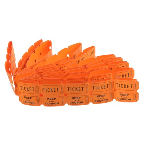 MOBUTOFU 100stücke Raffle Tickets Für Veranstaltungen Spiele Und Feierlichkeiten Gewinnspielkarten Für Aktivität Und Party-planung von MOBUTOFU