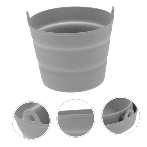 MOBUTOFU Faltbarer Ölauffangbehälter für Grill Höhenverstellbar Wiederverwendbar Leicht zu Reinigen und Vielseitig Einsetzbar für BBQ Grillen Braten und Heißluftfritteuse von MOBUTOFU