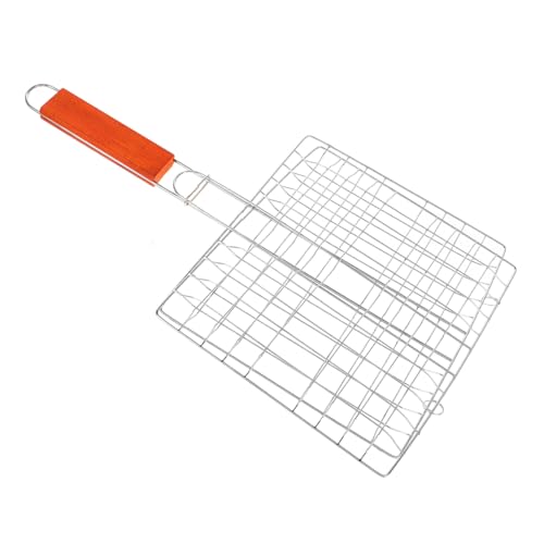 MOBUTOFU Faltbares Barbecue Grillnetz mit Hitzeschutzgriff Stabiles Hitzebeständiges Grillgitter für Outdoor Grillen Picknick und Camping Leicht zu Reinigen Langlebiges Grillwerkzeug MOBUTOFU Faltbares Barbecue Grillnetz mit Hitzeschutzgriff Stabiles Hitzebeständiges Grillgitter für Outdoor Grillen Picknick und Camping Leicht zu Reinigen Langlebiges Grillwerkzeug von MOBUTOFU