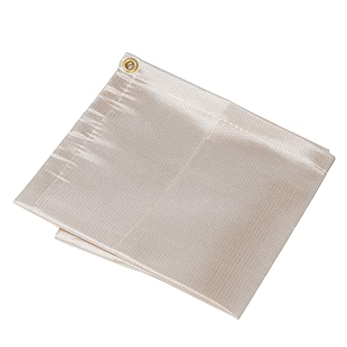 MOBUTOFU Feuerfeste Grillmatte aus Hitzebeständigem Fiberglas Flexible Feuerlöschdecke für Camping Picknick Kaminofen und Bodenschutz und Robust Teilig MOBUTOFU Feuerfeste Grillmatte aus Hitzebeständigem Fiberglas Flexible Feuerlöschdecke für Camping Picknick Kaminofen und Bodenschutz und Robust Teilig von MOBUTOFU