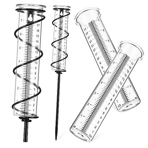 MOBUTOFU Garten-regenmesser Mit Eisenhalterung Ersatzrohr Für Außenregenmesser Dual- -Design MOBUTOFU Garten-regenmesser Mit Eisenhalterung Ersatzrohr Für Außenregenmesser Dual- -Design von MOBUTOFU