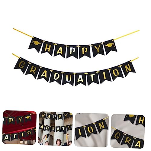 MOBUTOFU Graduationsbanner Hängend Dekoratives Abschlussfeier Party Zubehör Klassenzimmer Dekoration Festlicher für Abschlussfeier und Gratulation von MOBUTOFU
