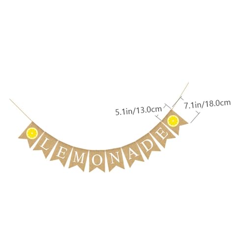 MOBUTOFU Hawaiian Party Dekoration Swallowtail Girlande aus Leinen Bunte Lemonade Banner für Wand Tür Geburtstagsfeier Feier MOBUTOFU Hawaiian Party Dekoration Swallowtail Girlande aus Leinen Bunte Lemonade Banner für Wand Tür Geburtstagsfeier Feier von MOBUTOFU