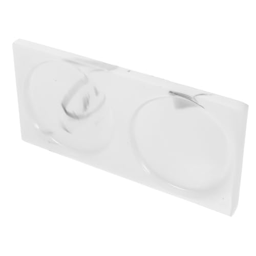 MOBUTOFU Mehrzweck Badezimmer Ablagefach mit Marmoroptik Dekoratives Resin Tablett für Kosmetik Schmuck und Zahnbürsten Stilvolles Organizer Tablett für Waschraum und Waschtisch Weißes MOBUTOFU Mehrzweck Badezimmer Ablagefach mit Marmoroptik Dekoratives Resin Tablett für Kosmetik Schmuck und Zahnbürsten Stilvolles Organizer Tablett für Waschraum und Waschtisch Weißes von MOBUTOFU