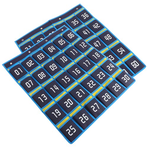 MOBUTOFU Nummerierte Handy Aufbewahrungstasche zum Aufhängen über Tür Fächer Klassenzimmer Organizer Platzsparend Vielseitig für Handys und Kleinteile Modernes Design Robuste Verarbeitung von MOBUTOFU