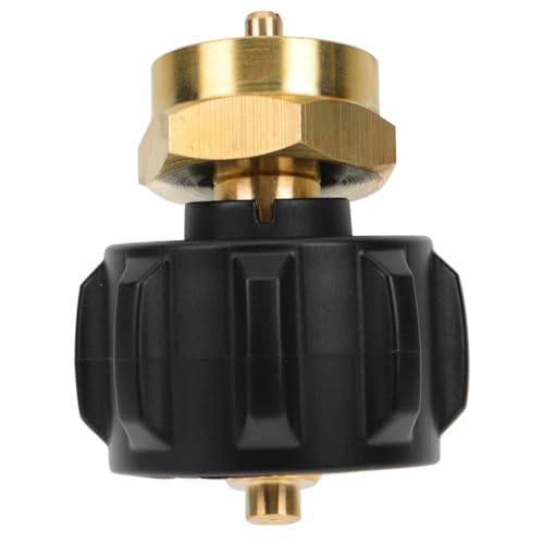 MOBUTOFU Propangas Adapter Gaszylinder Nachfüllgerät Metallrobust Automatische Druckabschaltung Praktisch Für Camping Grill BBQ Zubehör von MOBUTOFU