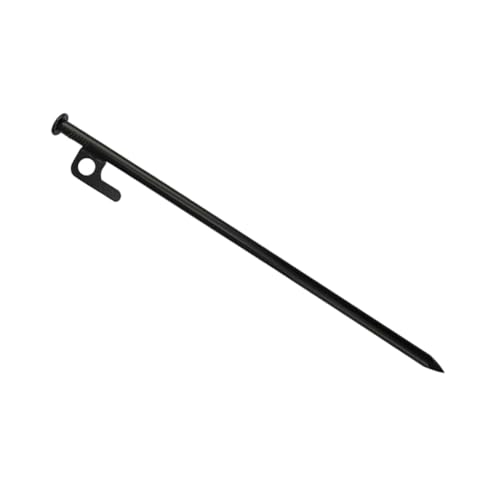 MOBUTOFU Robuster Zeltnagel aus Stahl Wetterfester Zelthering für Camping Outdoor zeltbefestigung und Markisen Sicherer Erdanker Stabiler Hering für Festen Halt bei Wanderungen und Zelten von MOBUTOFU