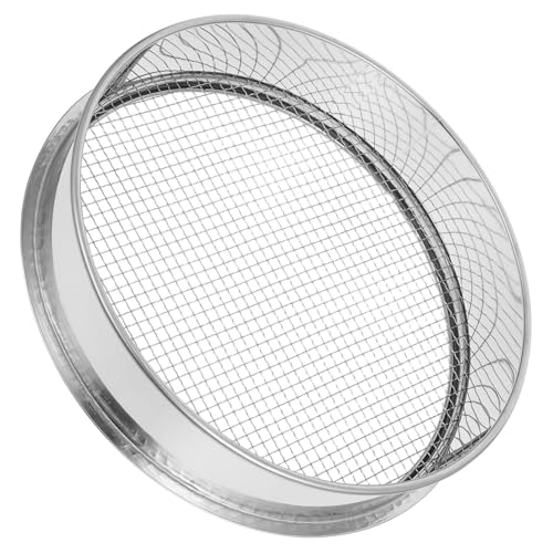 MOBUTOFU Outdoor Boden Sieb Werkzeug 6mm Mesh Sieb Für Sieben Erde Felsen Kompost Und Sand Edelstahl MOBUTOFU Outdoor Boden Sieb Werkzeug 6mm Mesh Sieb Für Sieben Erde Felsen Kompost Und Sand Edelstahl von MOBUTOFU