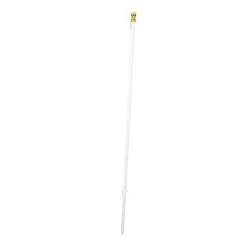 MOBUTOFU Teiliger Aluminiumlegierung Fahnenmast mit Drehbarem Flaggenhalter Wetterfest für Garten Balkon Terrasse Outdoor Nutzung von MOBUTOFU