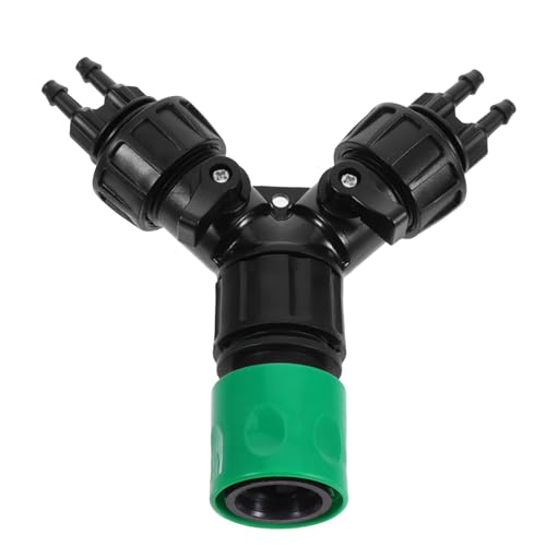 MOBUTOFU Schlauchverteiler Für Gartenschlauche Schlauchverteiler Bewässerungsschlauch-armaturen Tropfbewässerungsschlauch-Adapter Außenhahnverteiler Für Garten Und Gewächshaus von MOBUTOFU