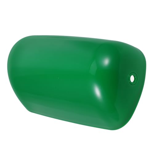 MOBUTOFU Vintage Bankers Lampenschirm Ersatz Hitzebeständiger Grüner PP Lampenschirm für Tischlampe Abnehmbar Vielseitig Kompatibel Klassisches Design für Büro Wohnzimmer Leselampe von MOBUTOFU