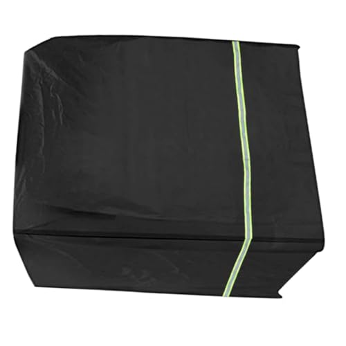 MOBUTOFU Wasserdichte Outdoor Abdeckhaube Garten Schaukel Strandstuhl Uv-schutz mit Elastischem Saum und Reißverschluss für Grill und Möbel Schwarz von MOBUTOFU