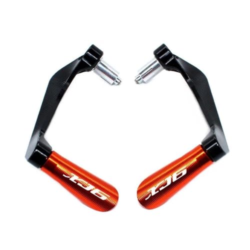 MOCALUX Motorradlenker Handschutz Für XJ6 XJ6N XJ6S Motorrad-Lenkergriffschutz Bremskupplungshebelschutz(Orange) von MOCALUX