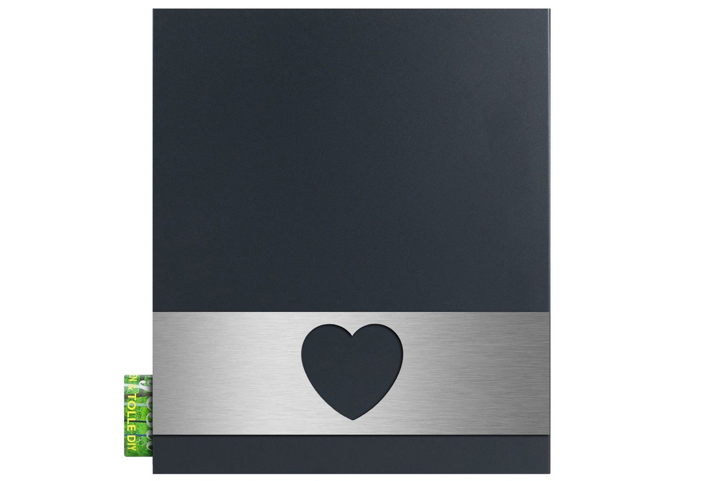 MOCAVI Briefkasten Briefkasten Box 111 Stick340 anthrazit Herz von MOCAVI