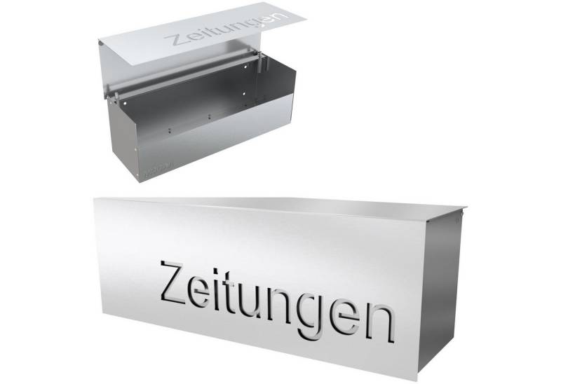 MOCAVI Zeitungsrolle Zeitungsfach ZF2 Edelstahl geschlossen Zeitungen von MOCAVI