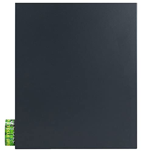 Wand-Briefkasten mit Zeitungsrolle anthrazit - MOCAVI Box 111 Postkasten mit Zeitungsfach - rostfrei, hochwertig, robust, wetterfest, modern und groß - Postbox grau deutsche Markenqualität RAL 7016 von MOCAVI