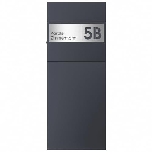Standbriefkasten anthrazit matt MOCAVI SBox 315 freistehend inkl. Personalisierung Postkasten groß XXL rostfrei hochwertig Postbox mit V4A-Edelstahl graviert rostfrei hochwertig RAL 7016 Standbriefkasten anthrazit matt MOCAVI SBox 315 freistehend inkl. Personalisierung Postkasten groß XXL rostfrei hochwertig Postbox mit V4A-Edelstahl graviert rostfrei hochwertig RAL 7016 von MOCAVI