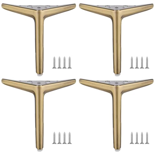 MOCNT 4 Stück Metall Möbelfüße 18cm Ersatz Schrankfüsse Modernes Dreieck Möbelbeine Schrank füße Sofa Tischbeine TV-Schränke Metallische Möbelfüße Metallmöbelbeine Bronze MOCNT 4 Stück Metall Möbelfüße 18cm Ersatz Schrankfüsse Modernes Dreieck Möbelbeine Schrank füße Sofa Tischbeine TV-Schränke Metallische Möbelfüße Metallmöbelbeine Bronze von MOCNT