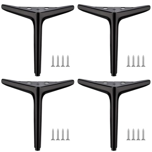 MOCNT 4 Stück Metall Möbelfüße 18cm Ersatz Schrankfüsse Modernes Dreieck Möbelbeine Schrank füße Sofa Tischbeine TV-Schränke Metallische Möbelfüße Metallmöbelbeine Schwarz MOCNT 4 Stück Metall Möbelfüße 18cm Ersatz Schrankfüsse Modernes Dreieck Möbelbeine Schrank füße Sofa Tischbeine TV-Schränke Metallische Möbelfüße Metallmöbelbeine Schwarz von MOCNT