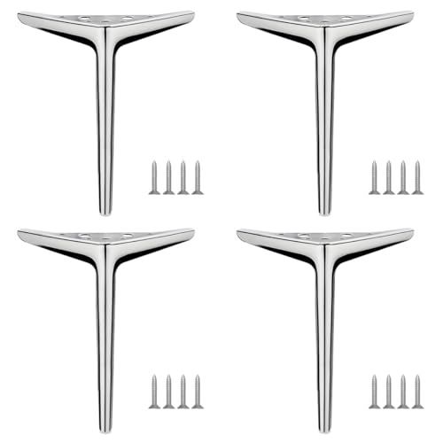 MOCNT 4 Stück Metall Möbelfüße 20cm Ersatz Schrankfüsse Modernes Dreieck Möbelbeine Schrank füße Sofa Tischbeine TV-Schränke Metallische Möbelfüße Metallmöbelbeine Silber MOCNT 4 Stück Metall Möbelfüße 20cm Ersatz Schrankfüsse Modernes Dreieck Möbelbeine Schrank füße Sofa Tischbeine TV-Schränke Metallische Möbelfüße Metallmöbelbeine Silber von MOCNT
