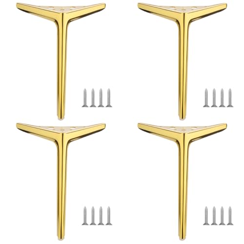 MOCNT 4 Stück Metall Möbelfüße 25cm Ersatz Schrankfüsse Modernes Dreieck Möbelbeine Schrank füße Sofa Tischbeine TV-Schränke Metallische Möbelfüße Metallmöbelbeine Gold MOCNT 4 Stück Metall Möbelfüße 25cm Ersatz Schrankfüsse Modernes Dreieck Möbelbeine Schrank füße Sofa Tischbeine TV-Schränke Metallische Möbelfüße Metallmöbelbeine Gold von MOCNT