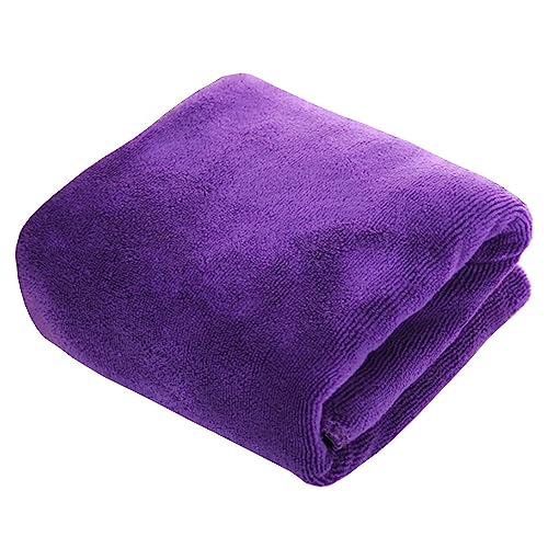 MOCNT Mikrofasertücher 450GSM Mikrofaser Auto Reinigungstücher Trockentüch Autoreinigung Duschtücher Handtücher Schnelltrocknend Badehandtücher Saugfähig 80cm x 180cm Lila von MOCNT
