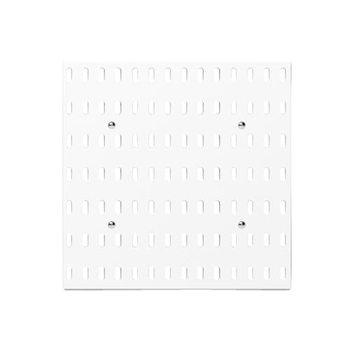 MOCNT Werkzeuglochwand Stecktafel Kombinationsset Aufbewahrungs Wandorganizer Küchenorganisation Wandlochplatte Wandbehang Werkzeugwand Werkzeug Lochwand 28x28cm Weiß von MOCNT