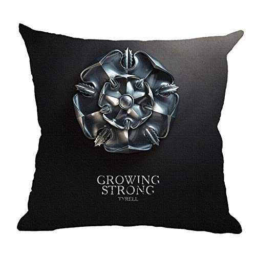 MOCOFO Game of Thrones Kissenbezüge, Game of Thrones Kissenbezug, Kissenbezüge für Wohnzimmer, Sofa, Zuhause, Couch, 45,7 x 45,7 cm (Farbe 3) von MOCOFO