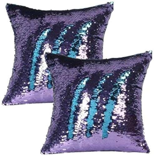 mocofo bicolor Glitzer Pailletten Kissen Fall Bezüge Magic wendbar Pailletten Meerjungfrau Kissen werfen Kissen Fall 4040 cm 2 Blue Purple mocofo bicolor Glitzer Pailletten Kissen Fall Bezüge Magic wendbar Pailletten Meerjungfrau Kissen werfen Kissen Fall 4040 cm 2 Blue Purple von MOCOFO