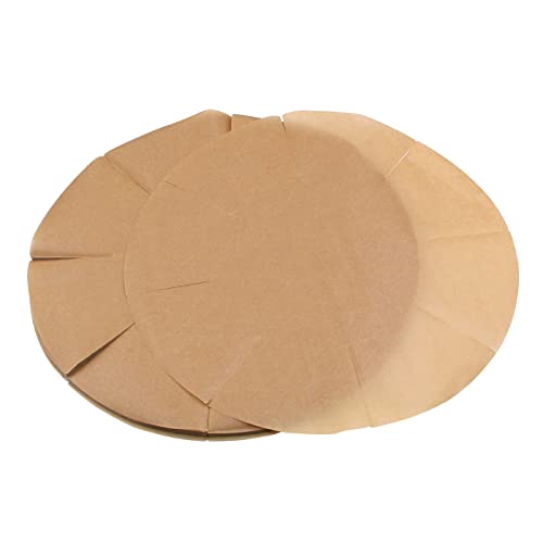 100 Blatt Airfryer Backpapier Für Heißluftfritteuse Zuschnitte Rund, Hitzebeständig Antihaftbeschichtet Pergamentpapier Für Pizza, Ofen, Luftfritteuse, Bratpfanne, Grill (Ø31CM-100Blatt) von MOCUI