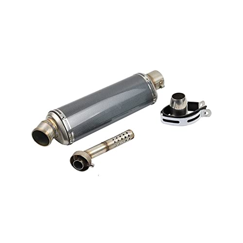 MODADA Motorrad Endschalldämpfer Motorrad Auspuffrohr Für ATV Pit Dirt Universal 38-51MM Motorrad 100cc-1000cc Scooter Motorradrohr DB Killer Endschalldämpfer (Color : 440mmG) von MODADA