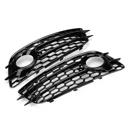 Nebelscheinwerfer-Abdeckung 2 STÜCKE Auto Nebelscheinwerfer Kühlergrill Abdeckung Waben Nebelscheinwerfer Grill Für A4 B8 S-Linien S4 Stoßstange 2008-2012 8K0807681C 8K0807682C Front Kühlergrille(A) Nebelscheinwerfer-Abdeckung 2 STÜCKE Auto Nebelscheinwerfer Kühlergrill Abdeckung Waben Nebelscheinwerfer Grill Für A4 B8 S-Linien S4 Stoßstange 2008-2012 8K0807681C 8K0807682C Front Kühlergrille(A) von MODADA