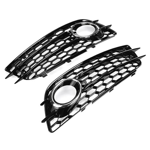 Nebelscheinwerfer-Abdeckung 2 STÜCKE Auto Nebelscheinwerfer Kühlergrill Abdeckung Waben Nebelscheinwerfer Grill Für A4 B8 S-Linien S4 Stoßstange 2008-2012 8K0807681C 8K0807682C Front Kühlergrille(B) Nebelscheinwerfer-Abdeckung 2 STÜCKE Auto Nebelscheinwerfer Kühlergrill Abdeckung Waben Nebelscheinwerfer Grill Für A4 B8 S-Linien S4 Stoßstange 2008-2012 8K0807681C 8K0807682C Front Kühlergrille(B) von MODADA