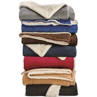 Übergroße Sherpa-Decke Personalisiert - Monogramm-Namensdecke von MODAEMB