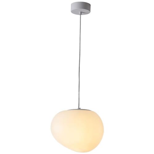 MODEBHD Cobblestone Decor Dorp Light Kreative Pendelleuchte Mattpoliertes Glas Kronleuchter Milchglas Laterne Strahler für Kücheninsel Wohnzimmer Dorp Light Bauernhaus Flur Schlafzimmer Café von MODEBHD