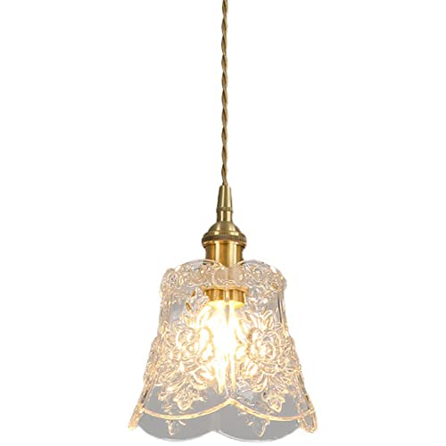 MODEBHD Ganz bronzefarbene japanische Retro-Glas-Hängelampe, Schlafzimmer, einfache Nachttischlampe, die den Balkon überquert, Bar-Licht, Retro-Loft, Wohnzimmer, 1 Licht-Pendellampe MODEBHD Ganz bronzefarbene japanische Retro-Glas-Hängelampe, Schlafzimmer, einfache Nachttischlampe, die den Balkon überquert, Bar-Licht, Retro-Loft, Wohnzimmer, 1 Licht-Pendellampe von MODEBHD