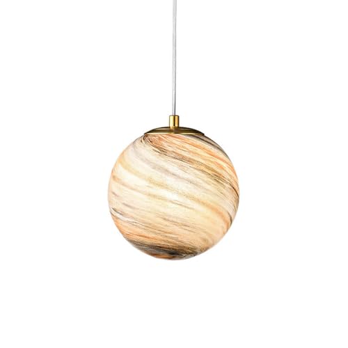 MODEBHD Jupiter-Pendellampen aus Glas und Messing können die kleine Hängelampe für Wohnzimmer, Schlafzimmer, Kinderzimmer, LED-Licht, Kücheninsel, kreativ anpassen, 1 Licht, Länge 15 cm, Höhe 16 cm, 2 MODEBHD Jupiter-Pendellampen aus Glas und Messing können die kleine Hängelampe für Wohnzimmer, Schlafzimmer, Kinderzimmer, LED-Licht, Kücheninsel, kreativ anpassen, 1 Licht, Länge 15 cm, Höhe 16 cm, 2 von MODEBHD
