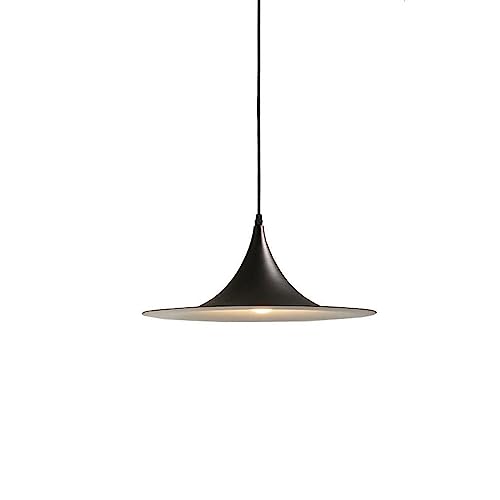 MODEBHD Nordische Moderne Fliegende Untertasse Kronleuchter Aluminium Deckenleuchte Hochtemperaturfarbe handpolierte Pendelleuchte Retro Loft Wohnzimmer 1 Licht Hängelampe von MODEBHD